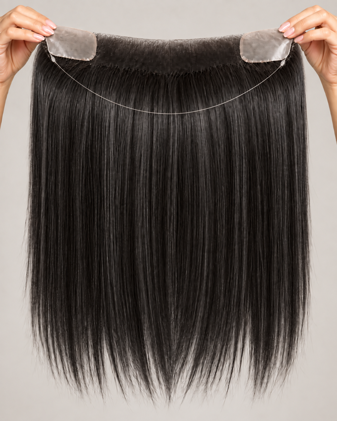 Glitzzy Hairline Overlay - Hair Topper