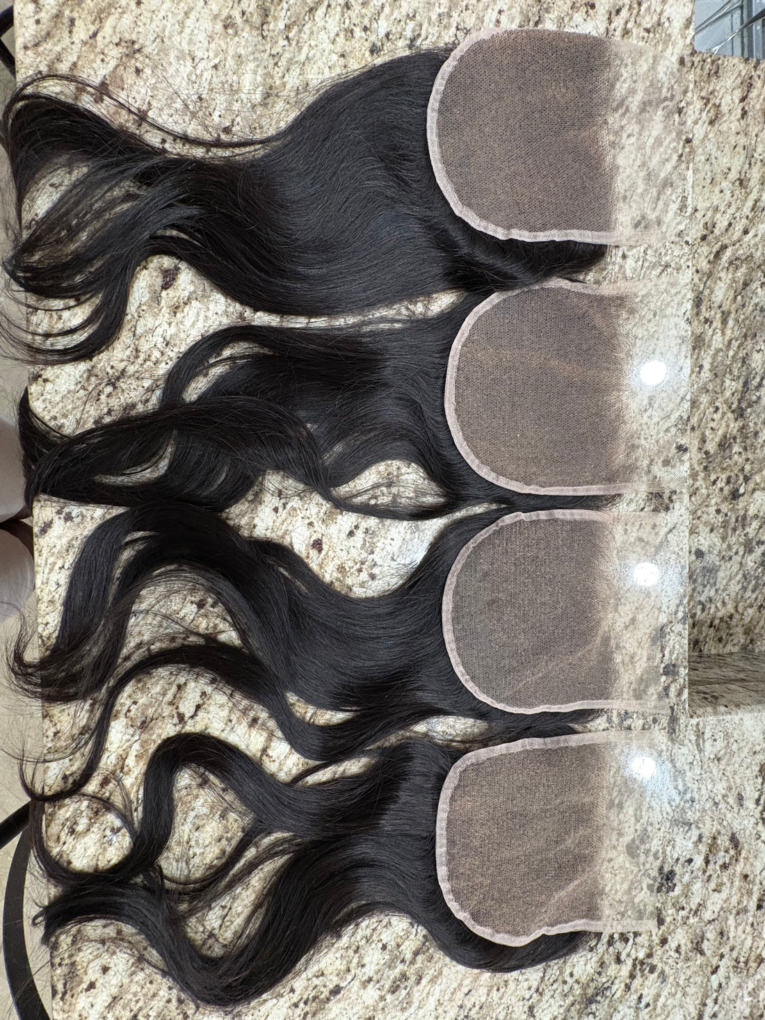 5X5 STRAIGHT TRANSPARENT CLOSURE