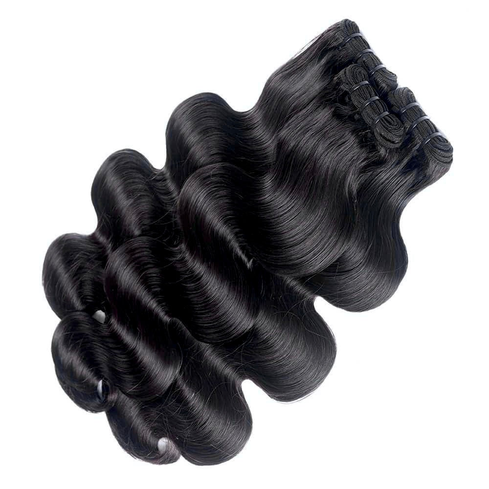 BRAZILIAN DOUBLE DRAWN BODY WAVE INDIVIDUAL BUNDLES