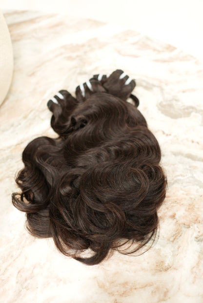 BRAZILIAN DOUBLE DRAWN BODY WAVE INDIVIDUAL BUNDLES