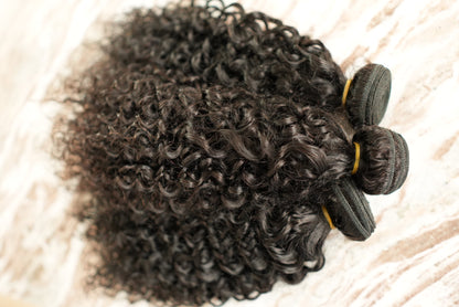 PERUVIAN DEEP CURLY INDIVIDUAL BUNDLES